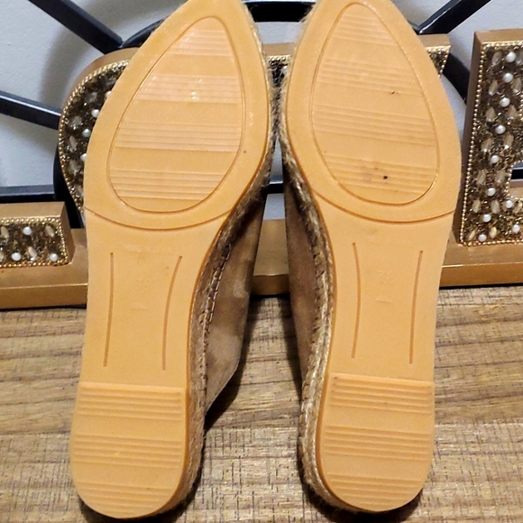 Viscata Suede Espadrille Slip On Sahara Brown Sandals Sz 7 (38) - Picture 10 of 11